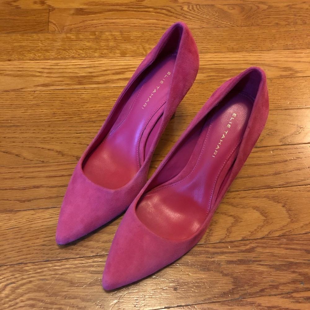 Elie Tahiri pink heels